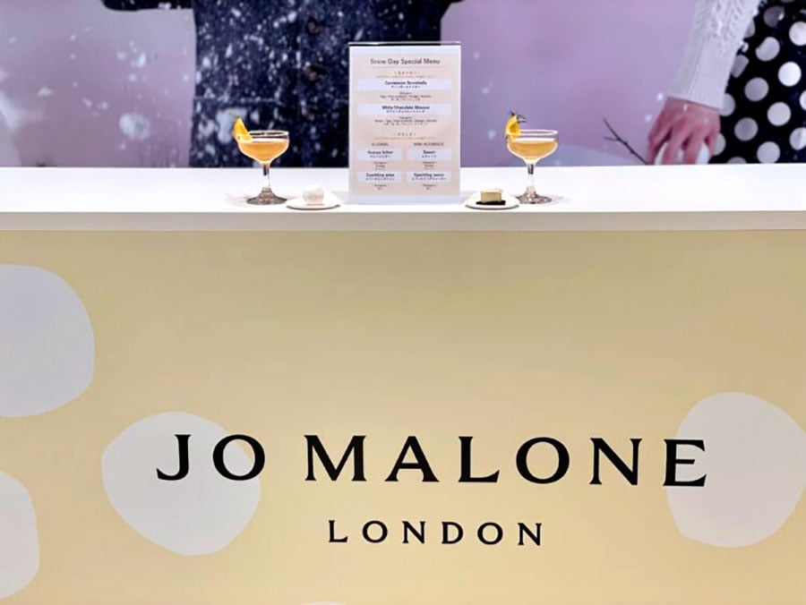 クレイジーキッチンが手がけたJO MALONE LONDONのイベントの様子。