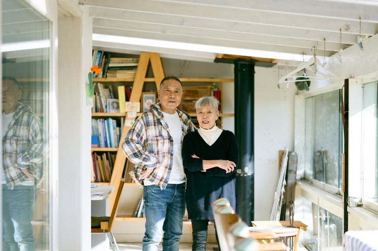 こぐれひでこさんと近田春夫さん。