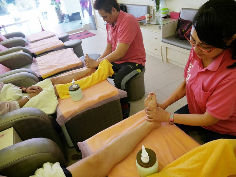 ベテランスタッフの施術はベストな力加減で施術後はすっきり。