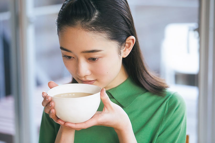 朝の“汁活”を続ければ 一日中、元気が持続する。