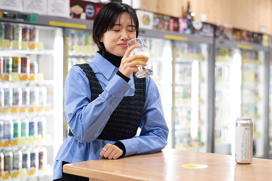 これは、ビール好きの顔！