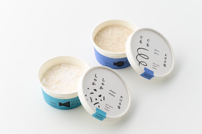 手前から:しゃかしゃか 886円(40g)、ぐるぐる 886円(50g)。