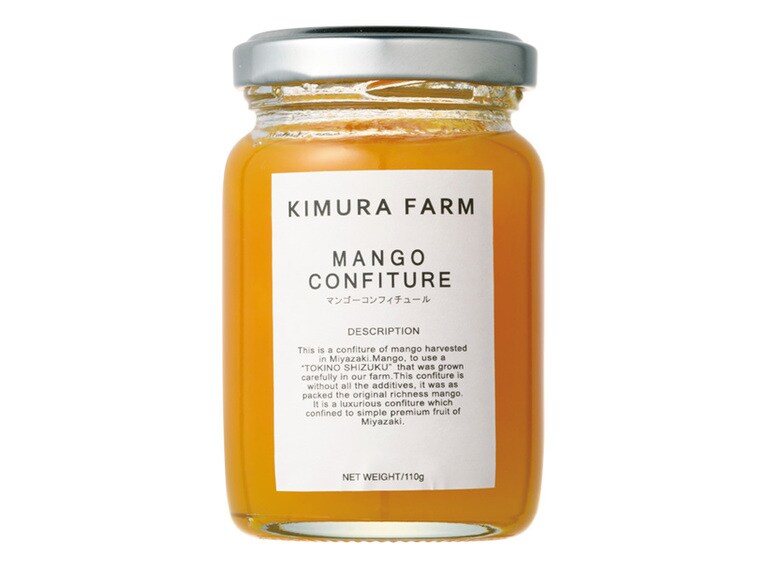 ［Agristream Kimura Farm］マンゴーコンフィチュール〈110g〉1,300円。