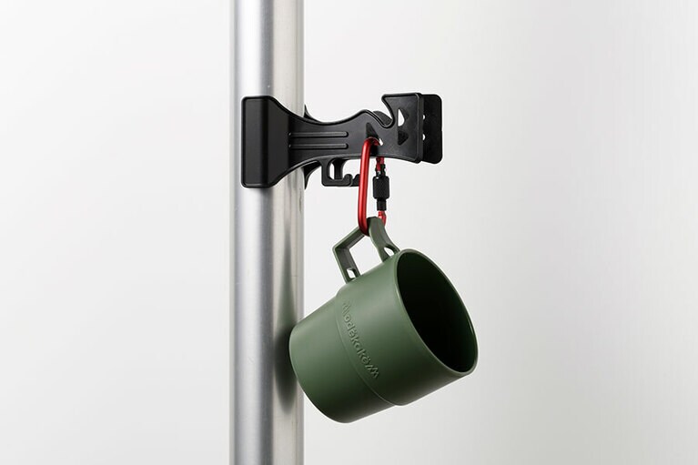 さまざまな形状のフックがついています。