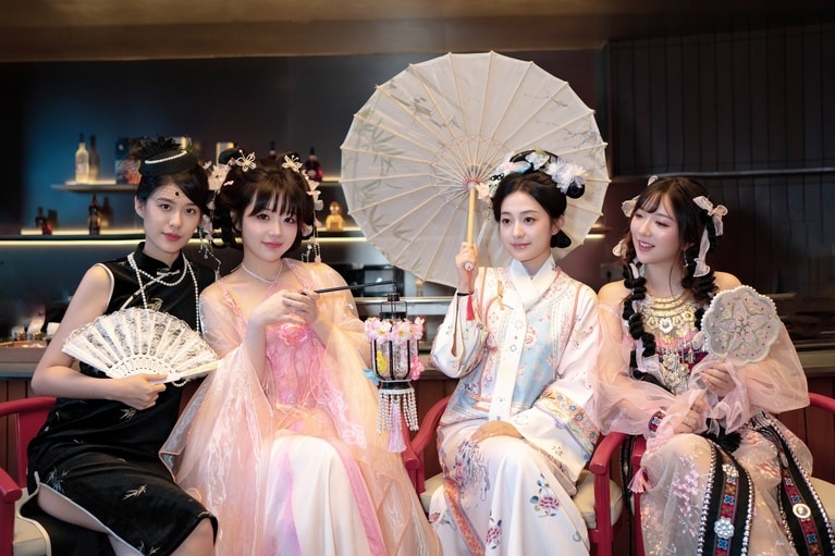 来場者向けのスタイリングサービスも。