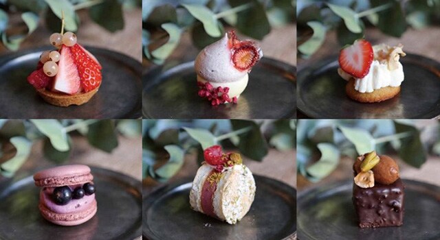 甘みと酸味のバランスがよい6種類のスイーツが楽しめる。