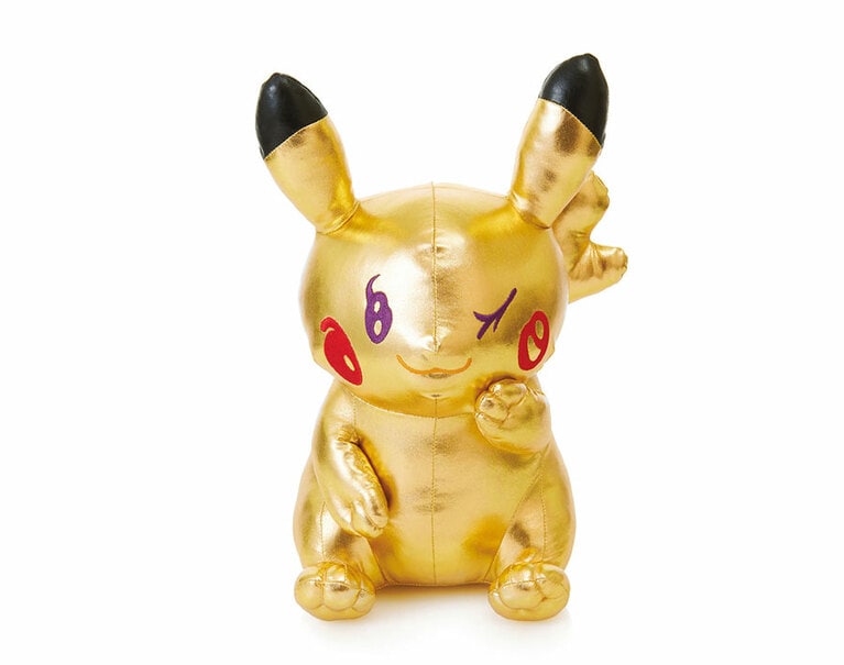 店頭には〝ピカシュウ〟のぬいぐるみ(非売品)も。