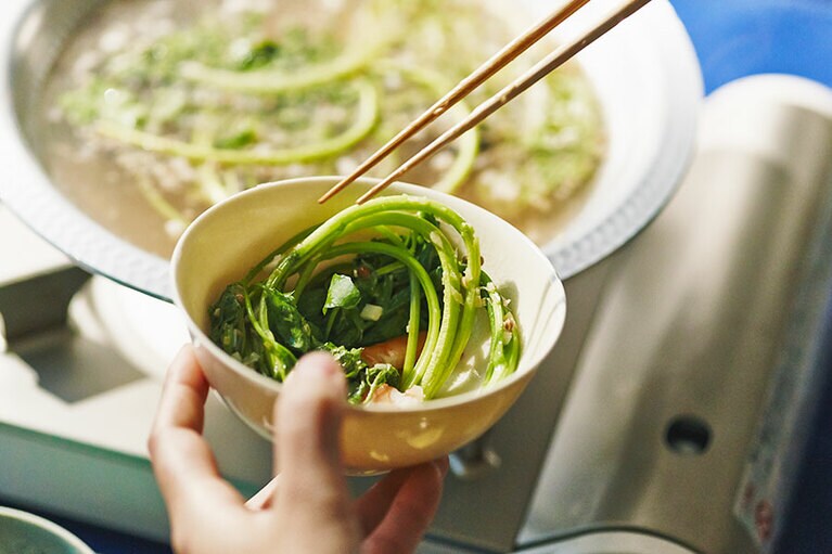 ベトナムしゃぶしゃぶセット。