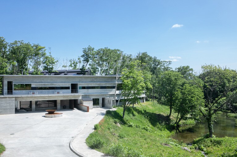 坐忘林［北海道／花園温泉］外観。