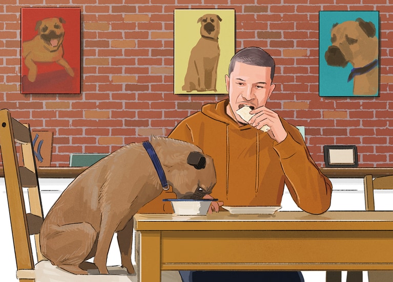 「(スーパーの前にて)すぐ戻るから、愛してるよ」(マルコム)