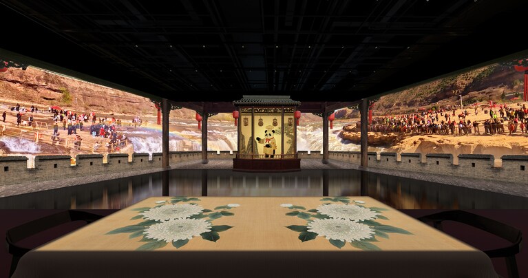 「Taste of China」では壮大な舞台演出も。