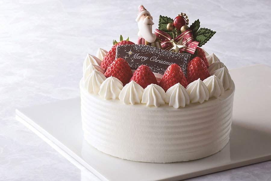 「クリスマスショートケーキ」6,600円。直径15cm（6～8名用）。