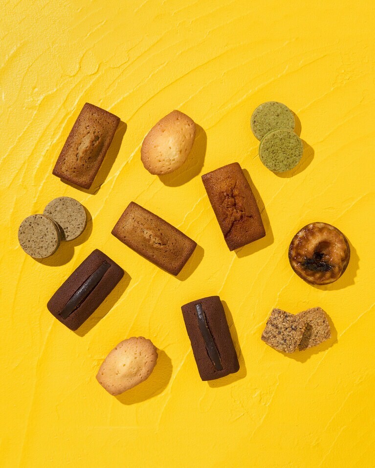 日々のおやつとしても、贈りものとしても重宝する焼き菓子が揃う。