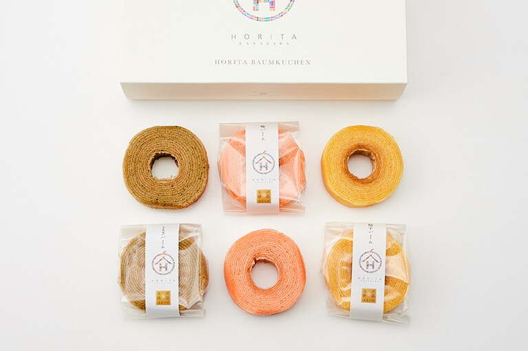 HORITA「和風ミニバームクーヘン」3種類×2個 1,200円(税込)