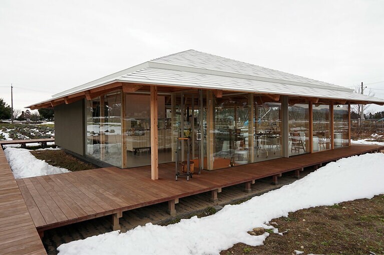 ハーブを使ったさまざまなイベントが催される「ザ・ワークショップ」。オリジナルのコスメやハーブティを購入することもできる。