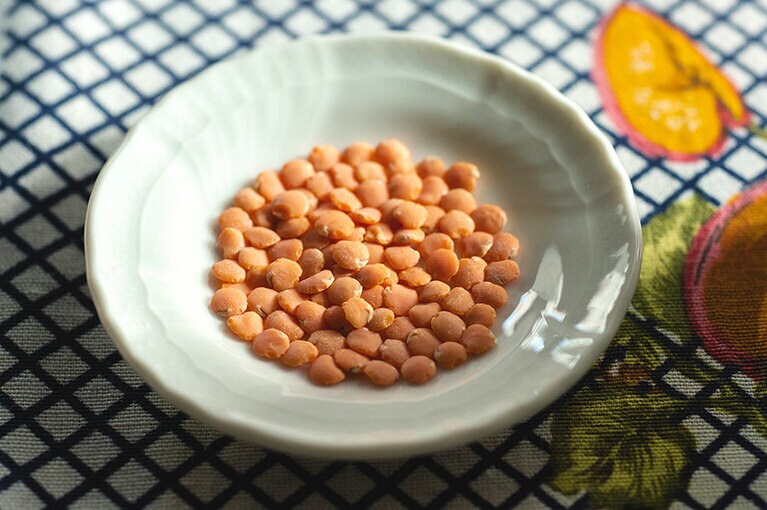 コインの形に似ているレンズ豆は金運アップのラッキーフード。