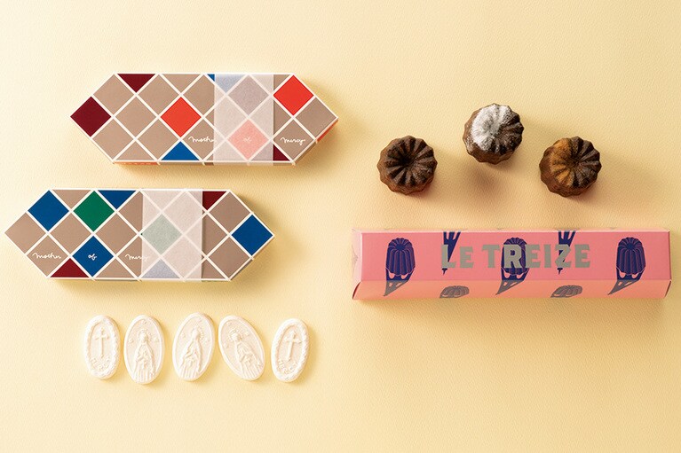 洗練されたグラフィックなデザインが魅力のお菓子