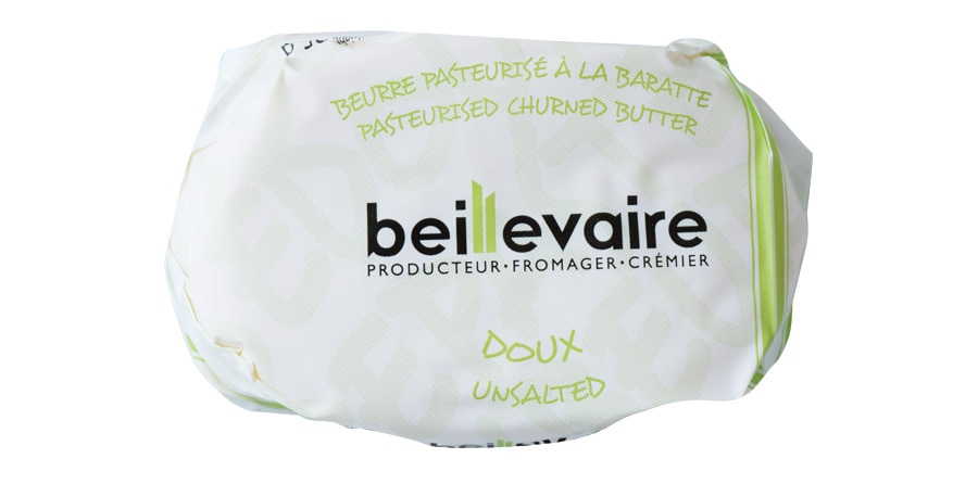 (B) ベイユヴェールの発酵バター 食塩不使用 125g 1,600円／ベイユヴェール麻布十番 旗艦店