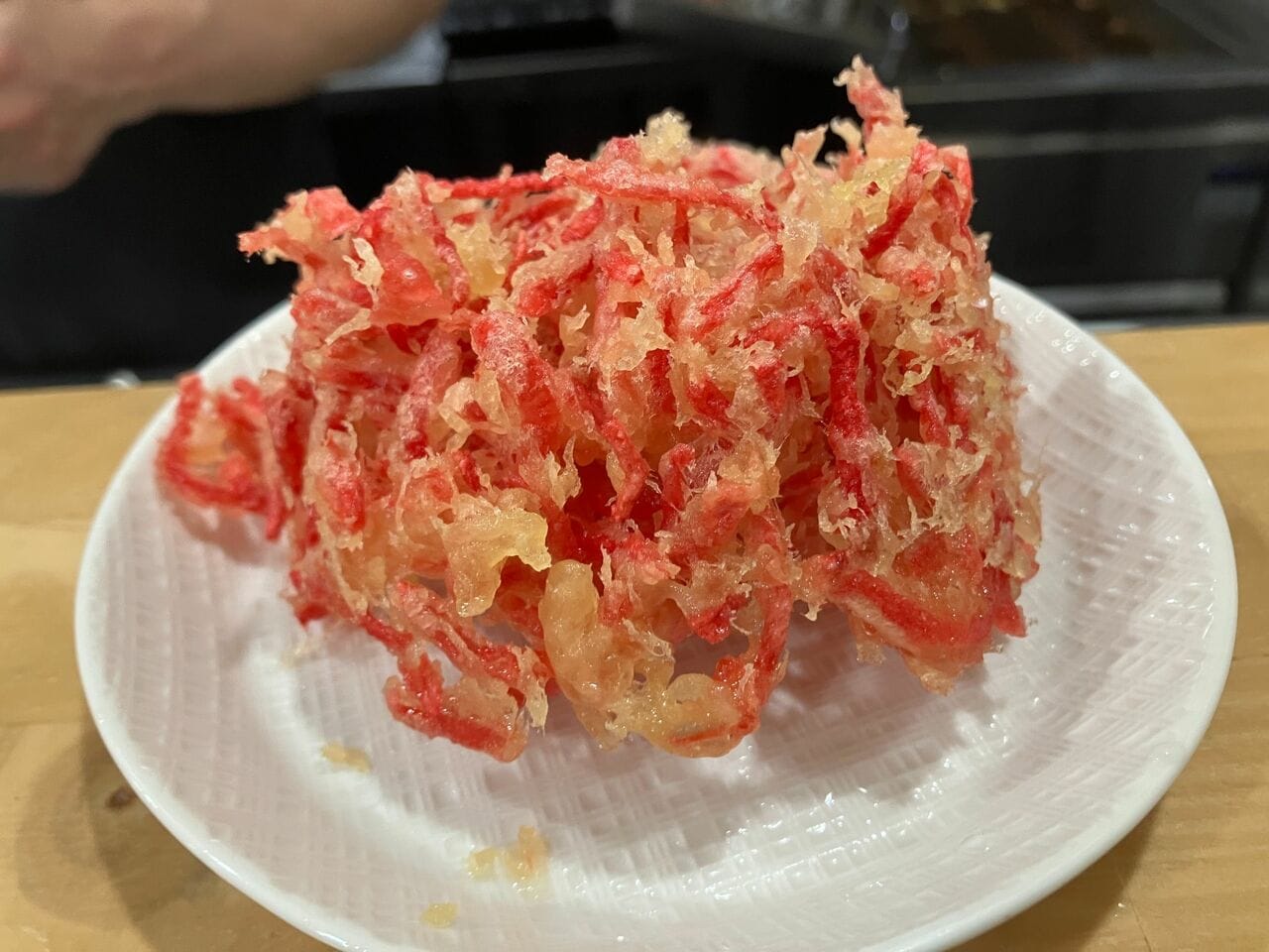 「紅生姜かき揚げ」もうまそう