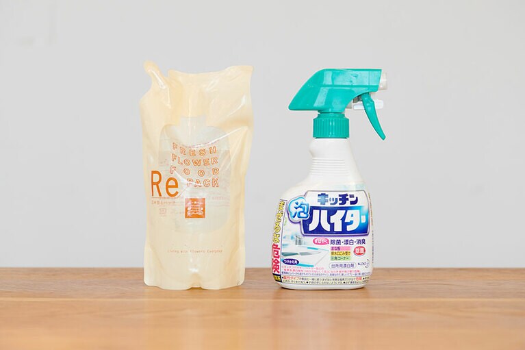 漂白剤でバクテリアを退治！