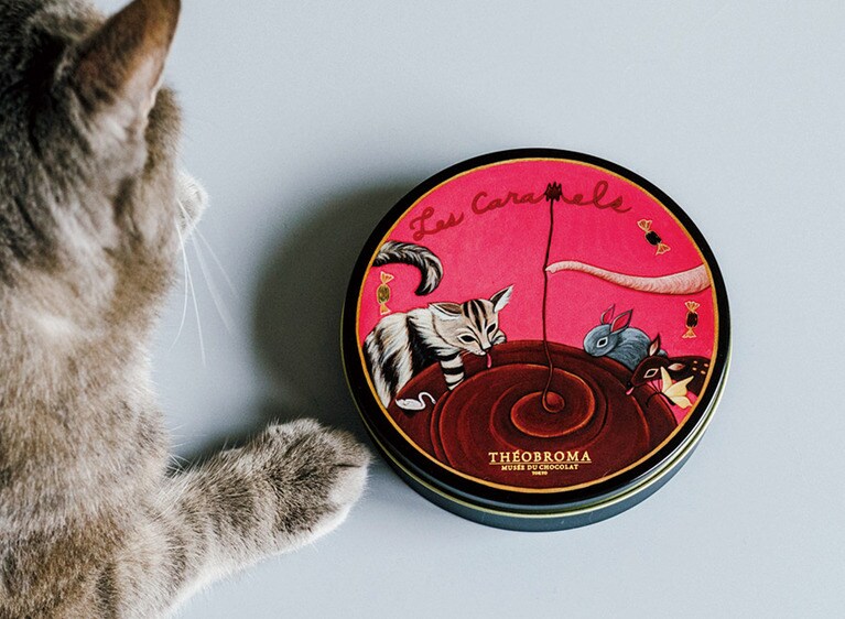 ミュゼ・ドゥ・ショコラ テオブロマのキャラメルアソート。6種×3粒 2,000円。