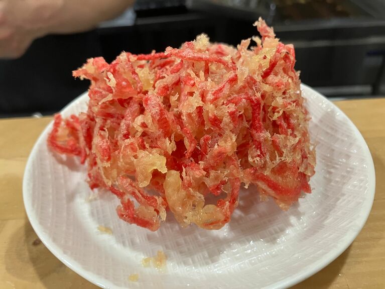 「紅生姜かき揚げ」もうまそう