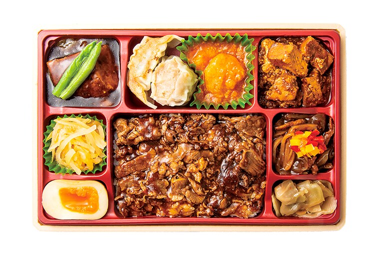 過門香「中華三昧弁当」 1,350円。