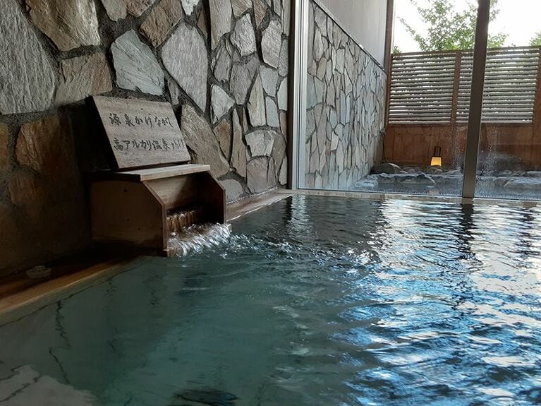 白馬八方温泉（長野県）。