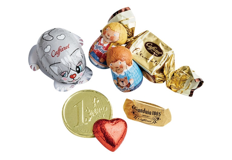 カファレルのチョコラティーノ(ネコ)。7粒入 1,300円。