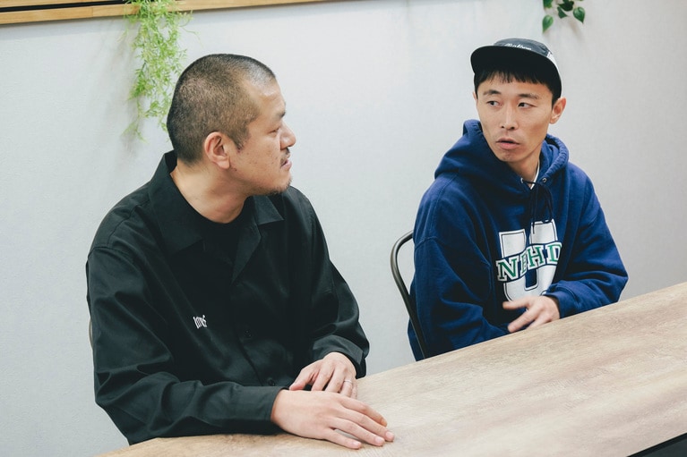 同郷のふたりならではのソウルフードトーク。