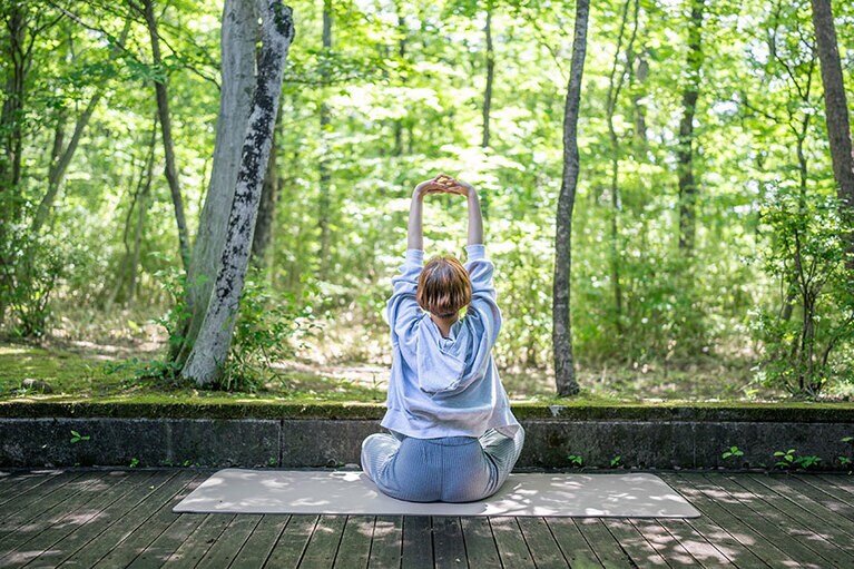 空気が清々しい。