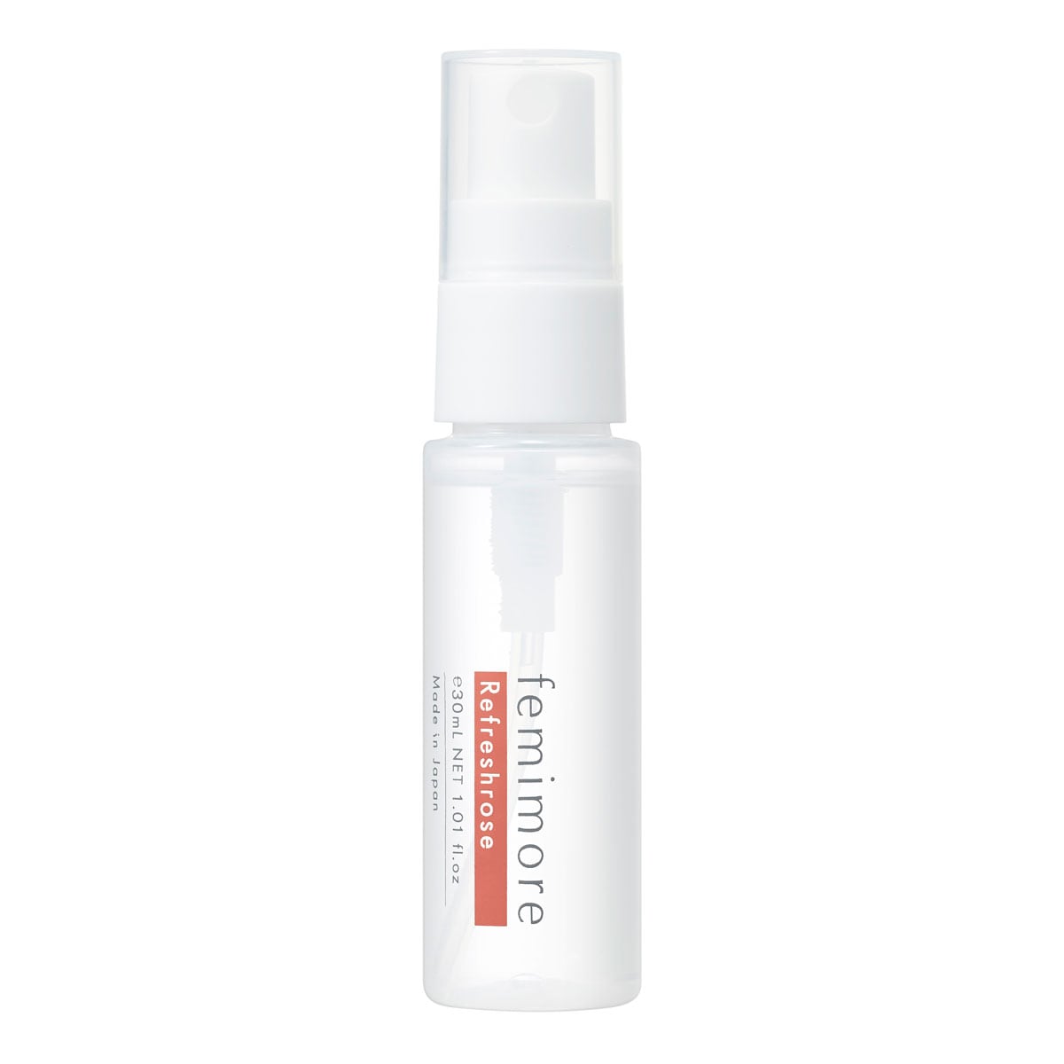 フェミモア デリケートデオドラントミスト リフレッシュローズの香り 30mL（約200プッシュ）1,078円／KIYORA