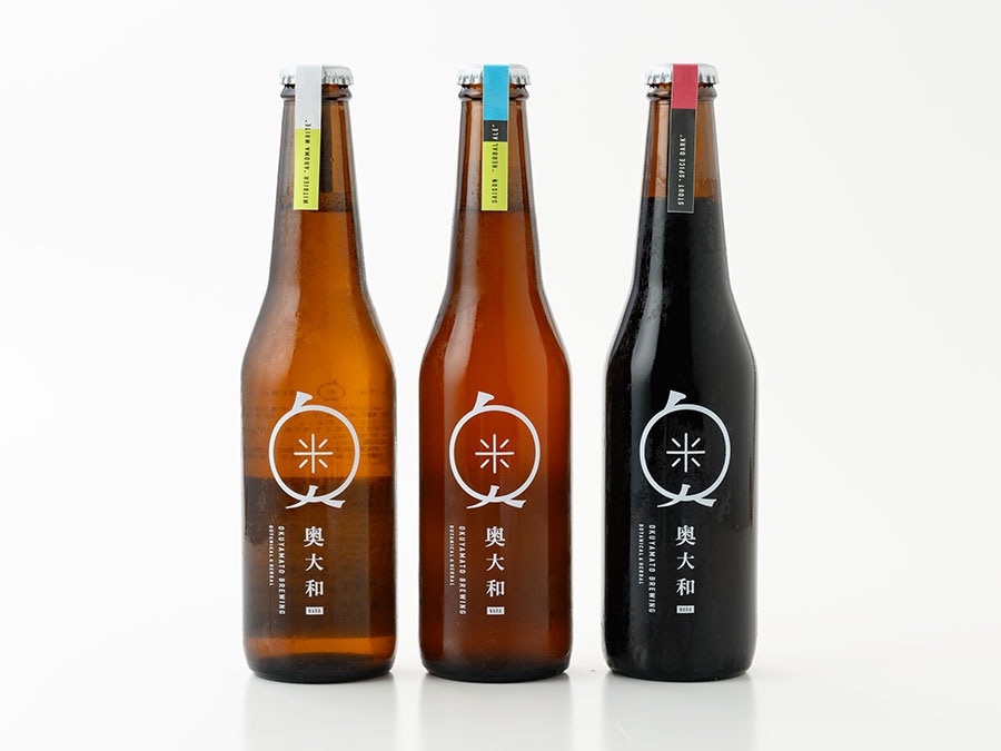 奥大和ビール「ハーバルクラフトビール各種」各330ml 825円／奈良県