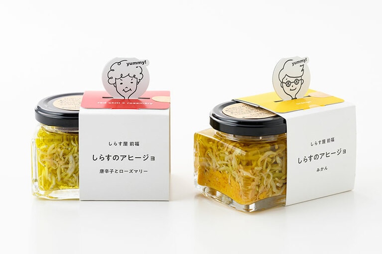 しらすのアヒージョ 各80g 1,080円／前福