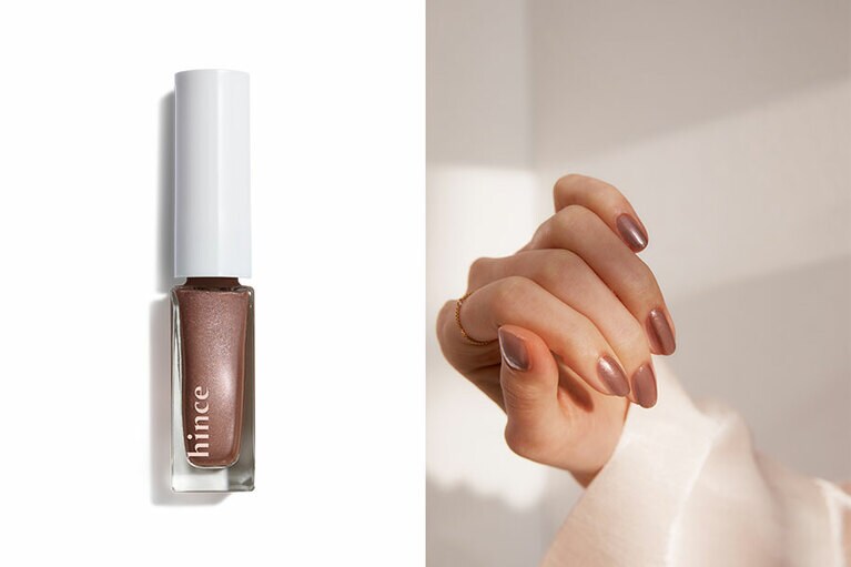 ほのかに輝くローズのシアー光沢カラー「デイドリーム」。