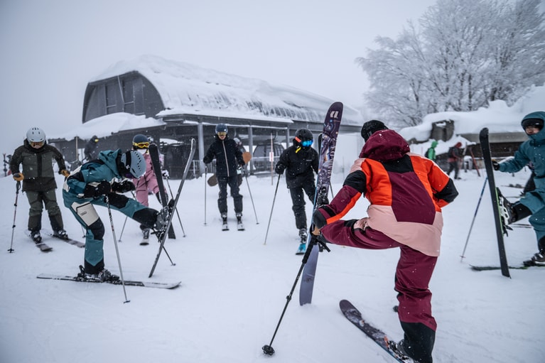 慣れていても、準備運動はしっかり。