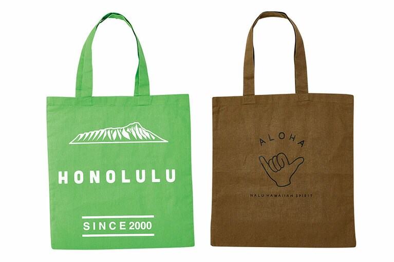 H 40×W 37×D 0.2(cm) 各10ドル／ナル・ハワイアン・スピリット