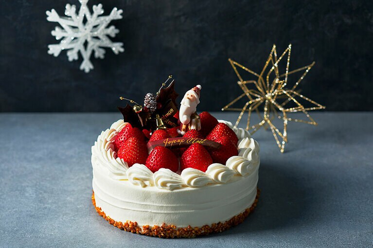 嘉山農園の苺ショートケーキ 直径12cm×高さ5cm 3,800円／直径15cm×高さ5cm 4,500円