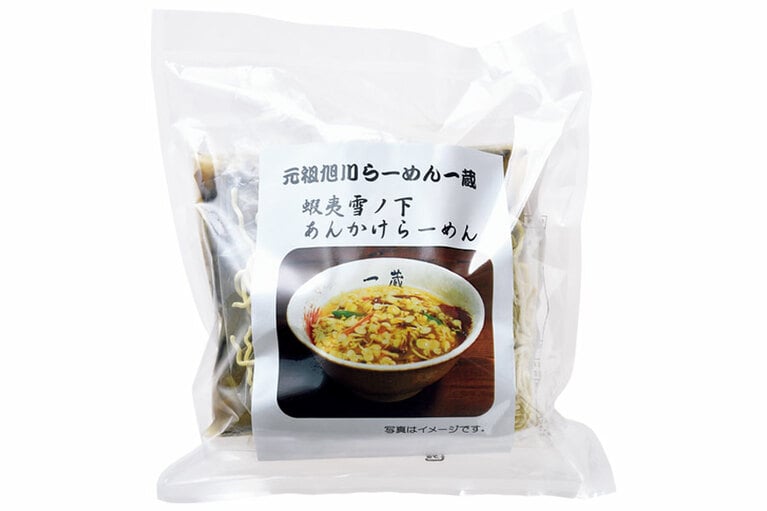 蝦夷雪ノ下あんかけ(1食) 702円／元祖 旭川らーめん 一蔵 旭川本店