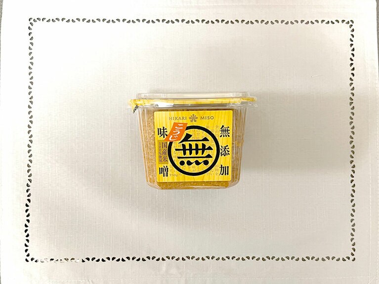 【4位】ぬた(味噌＋卵黄＋酒＋練りがらし＋酢＋ゴマ)の材料：国産米100%の味噌。