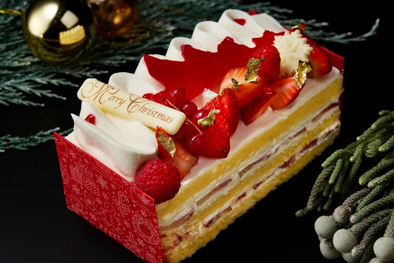 「ストロベリーショートケーキ（Sサイズ）」9,000円。15cm×7.5cm。