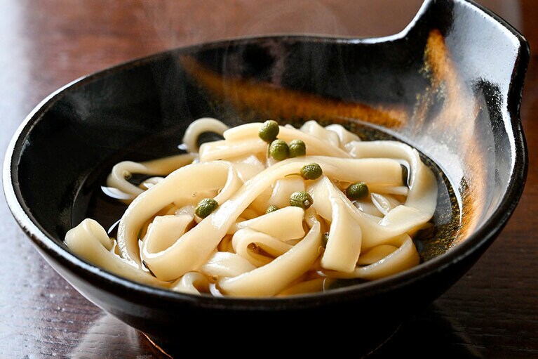 さっぱりと食べられるうどんで、だしも残さずいただき完食。