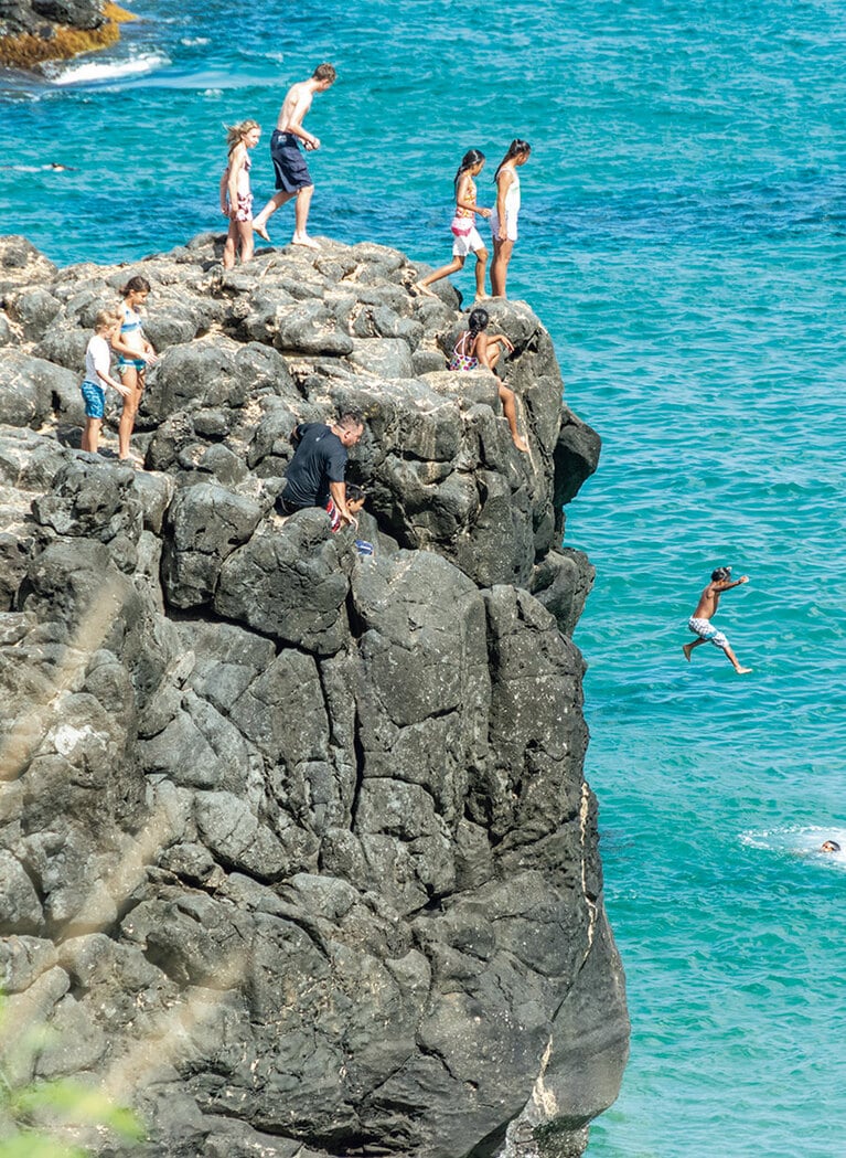 Waimea Bay（ワイメア ベイ）。