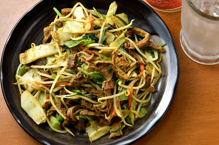 魚のフギ炒め 500円。