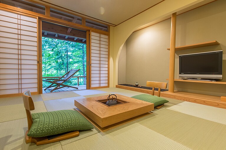 もずも［岐阜／平湯温泉］森羅タイプの客室。