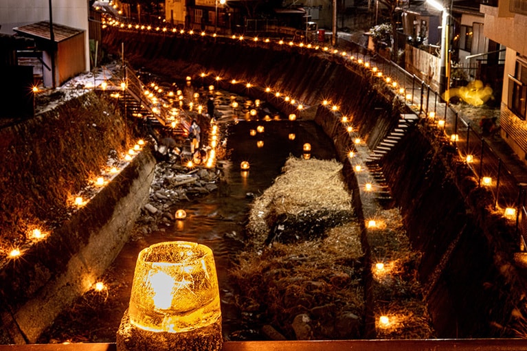 【長野県】木曽路 氷雪の灯祭り。