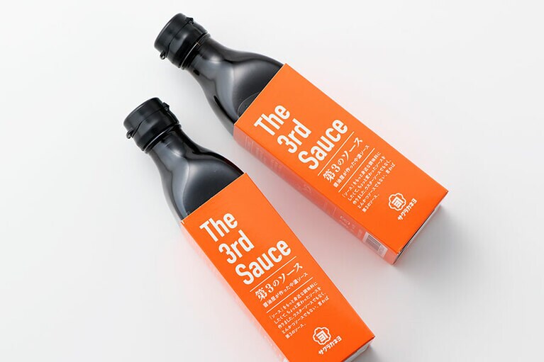 第3のソース 各330g 350円／吉村醸造