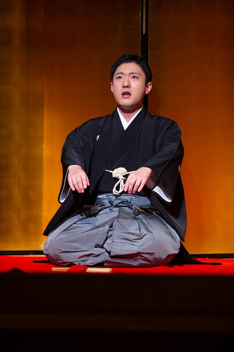 ご挨拶（中村橋之助） 撮影：荒木大甫。