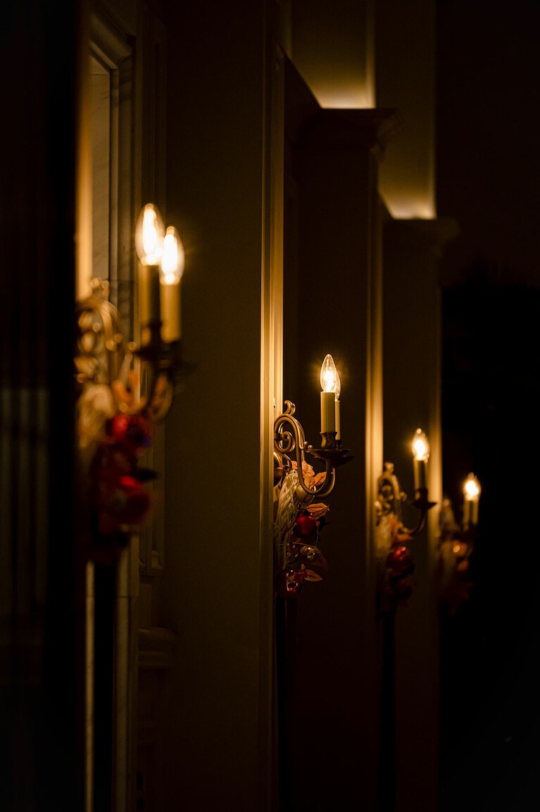 東京ステーションホテルのクリスマスツリー。