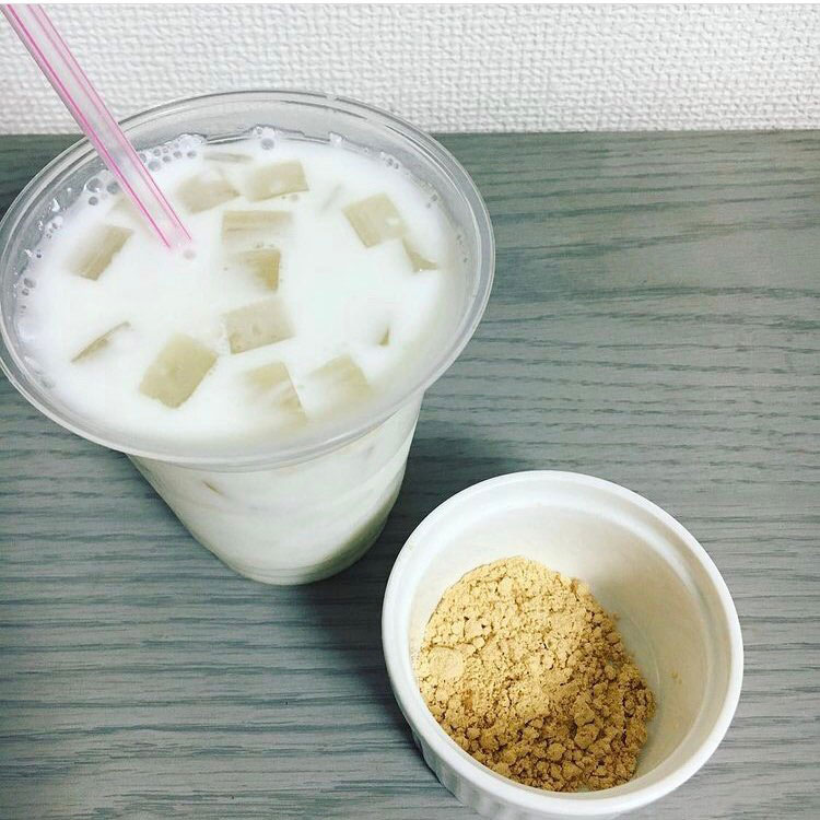 きなこヨーグルト寒天。